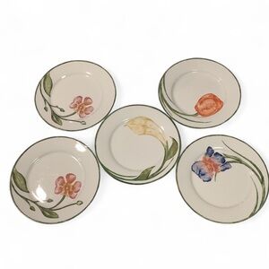 Pier 1 Imports Blooms Dessert Luncheon Salad Plate Farmhouse Country